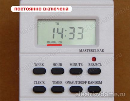 săptămână timer Rosette (săptămânal) Priza cu temporizator săptămână