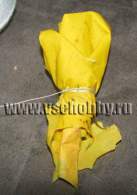 Rose din frunze cu mâinile clasa de master (Rose a crescut din frunzele de un master-class cu frunze lor mâini toamnă de toamnă Litsilä toamnă meserii coroană din materiale naturale) Rose din frunze cu mâinile Masterclass dvs.