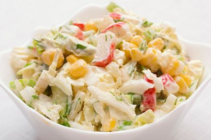 O salată de porumb și castravete - vasul cel mai savuros