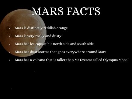 Faptele cele mai interesante despre Marte