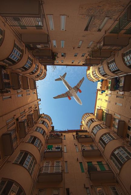 Avionul în fotografie cer (zbor) Avionul în fotografie cer