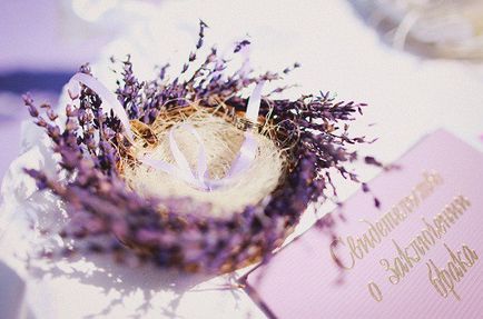 Secretele lavanda nunta decorare (10 poze)