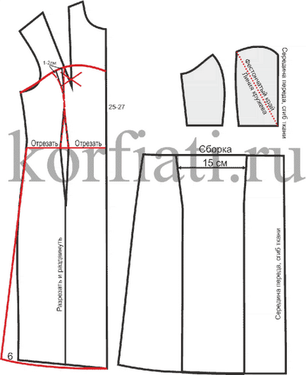 Coase o rochie fără mâneci - model de școală de cusut Anastasia korfiati (model) Coase o rochie fără mâneci - model de școală de cusut Anastasia korfiati