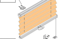 jaluzele plisate cu instrucțiuni mâinile lor pe de fabricație
