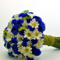 mireasa albastru buchet (mireasa) Albastru buchet de mireasa