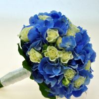 mireasa albastru buchet (mireasa) Albastru buchet de mireasa