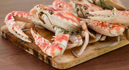 Cât de mult și cum să gătească crab proaspete și congelate la domiciliu