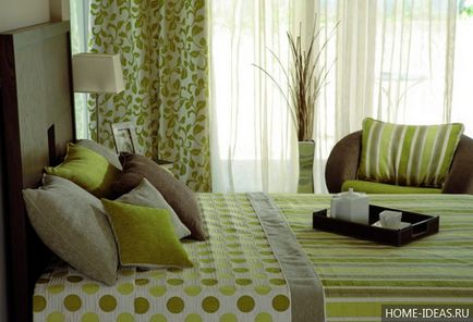 O combinație de interior verde cu designeri alte culori și sfaturi foto