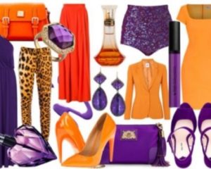 Îmbrăcăminte violet Combinație