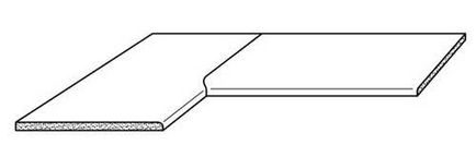 Compusul worktop la unghiuri drepte