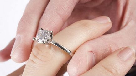 Vis a rezerva un inel de nunta pe deget într-un vis ce un inel de logodna pe degetul ei de vis
