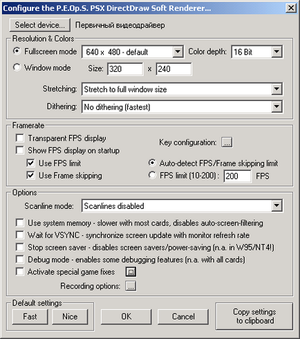 Articolul - un scurt ghid pentru configurarea ePSXe emulator (se deschide fereastra) Articolul - un scurt ghid pentru configurarea ePSXe emulator