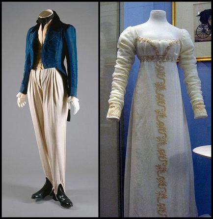 Stilul Empire în haine și fotografii de rochii în stil Empire