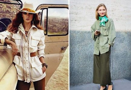 Stilul Safari - haine, culori și accesorii (îmbrăcăminte) stil safari - haine, culori și accesorii