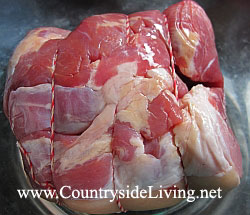 Carne de porc, coapte în cuptor în folie suculentă