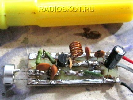 Schema pentru Gândacul interceptarea convorbirilor telefonice (bug) schema de Gândacul pentru interceptarea convorbirilor telefonice