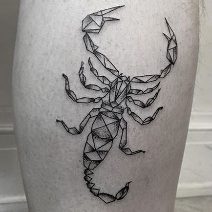 Tatuaj scorpion - valoare și fotografie scorpion tatuaj