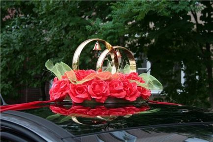 utilaje pentru inele nunta de decorare pe masina (ideea cu fotografii)