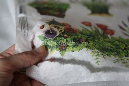 Vas provence in tehnica decoupage pentru incepatori