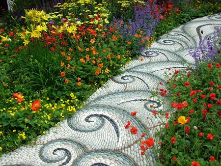 Tipuri de materiale Cărări de grădină pentru a crea piese în grădină