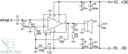 De înaltă calitate 50W amplificator cu on-chip tda1514a