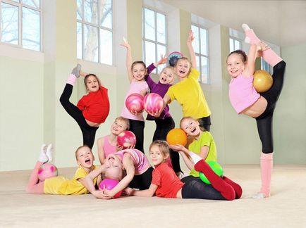 gimnastica ritmica pentru copii și dacă este necesar