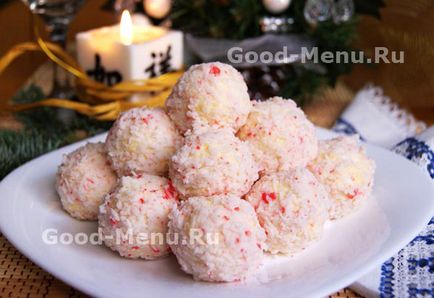 Snack Raffaello - reteta salata Raffaello cu o fotografie