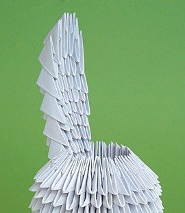 Hare pas de hârtie origami cu ghid pas al modulelor Hare și video