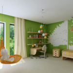 Verde, interior verde și de combinarea, lookcolor