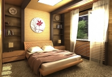 Proiectarea un dormitor în casa lui