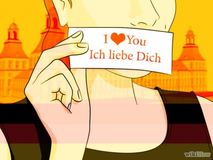 În ceea ce privește limba germană Îmi place de tine