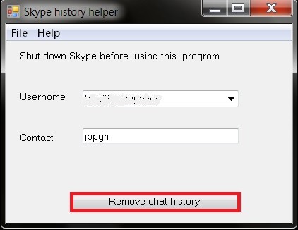 Cum să ștergeți istoricul în Skype