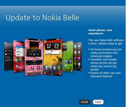 Cum se instalează belle symbian
