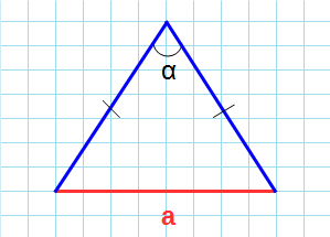 Care este formula pentru aria unui triunghi isoscel