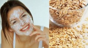 Scrub din fulgi de ovăz facial