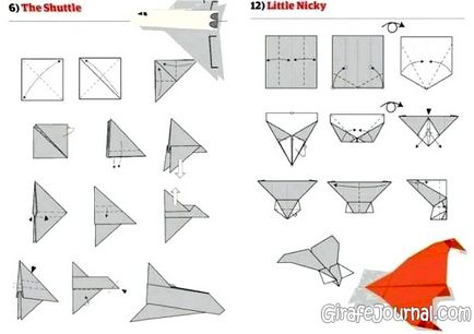 10 moduri de modul de a face un avion de hârtie, video, grafice