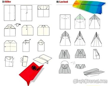 10 moduri de modul de a face un avion de hârtie, video, grafice