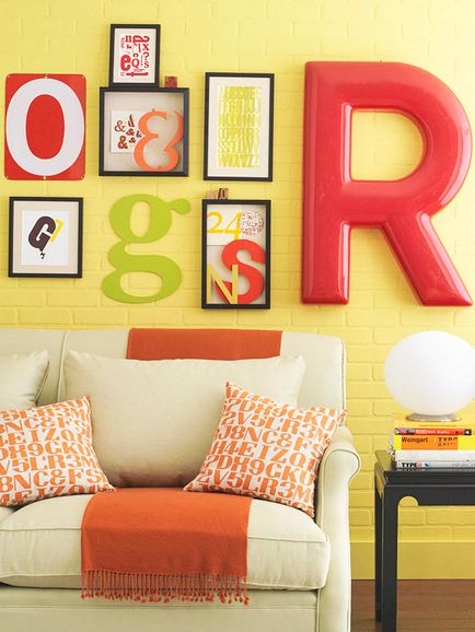 39 idei cu privire la modul de a decora perete, trucuri de viață