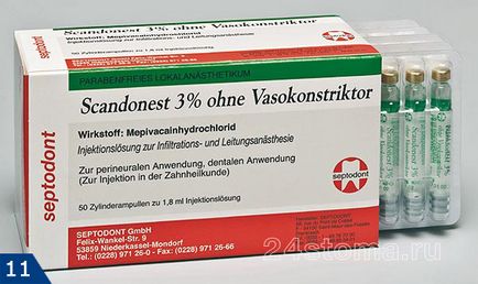 Anestezie în Stomatologie ubistezin, septanest, skandonest - instrucțiuni de utilizare, comentarii, pret