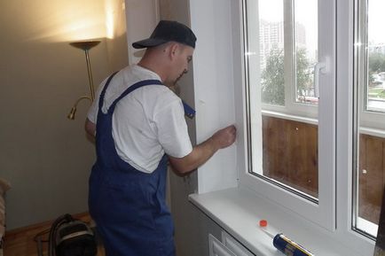fereastra de instalare Prețul și costul instalației de ferestre din plastic, cel mai bun pret pentru instalarea