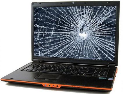 Ce se întâmplă dacă ecranul laptop-ului a fost spart