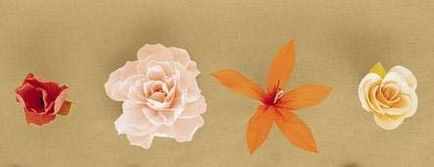 Flori din hârtie creponată, flori de hârtie creponată, cum să facă flori de hârtie, trandafir,