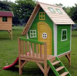 Casa de copii cu propriile sale mâini (55 poze) pentru a construi un joc din lemn si placaj, cum se face pentru a da