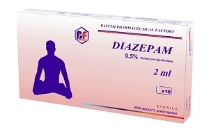 Diazepam - instrucțiuni de utilizare, indicații, analogi