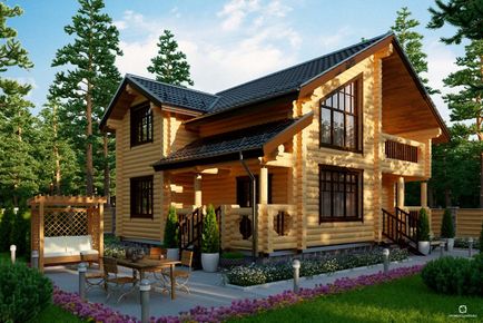 Design-ul unei case sat, aragaz rustic