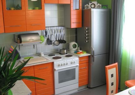 Proiectare pentru o mică bucătărie în Hrușciov