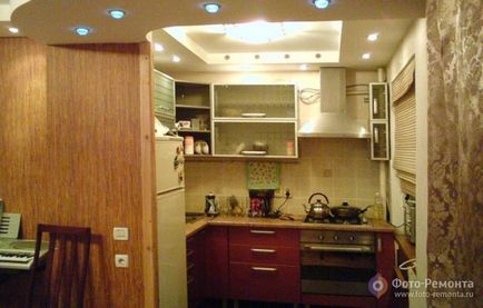 Design-o bucătărie mică în bucătărie Hrușciov, repara școală repara propriile lor mâini