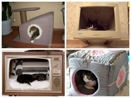 casă mică pentru o pisica cu propriile sale mâini cele mai bune idei și cursuri de masterat cu fotografii