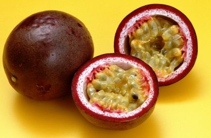 Fructe fotografie Passion Fruit, proprietăți utile, gust, cum ar fi mancatul