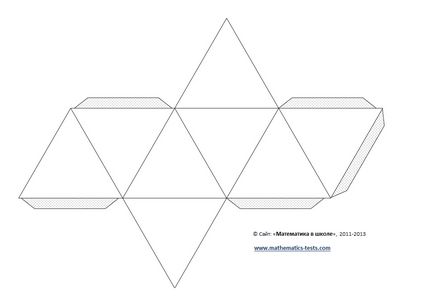 icosaedru icosahedron modul de a face metoda de hârtie origami №1 icosaedru a modelului finit, cu atât mai mare